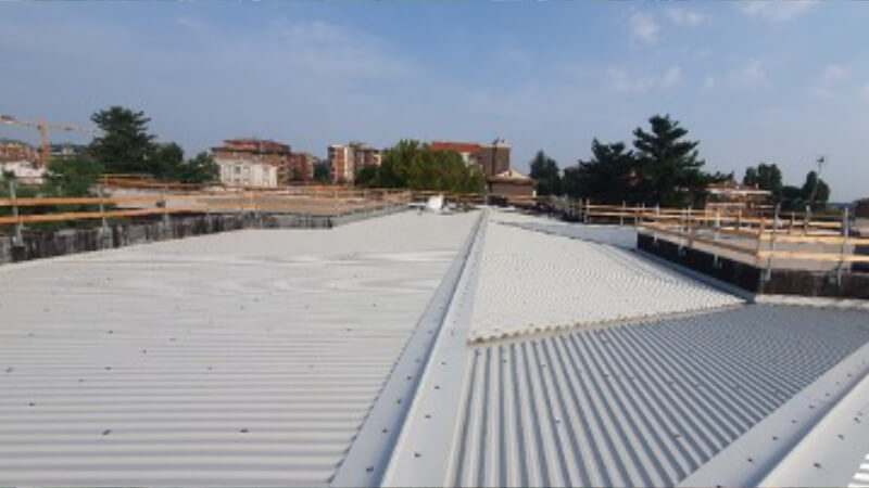Rifacimento copertura scuola di Melegnano